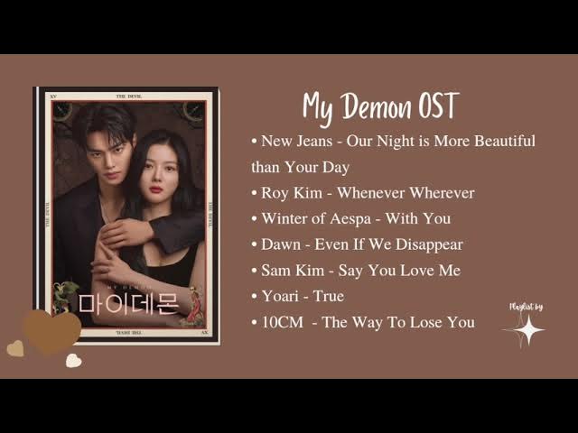 My Demon Ost (Part 1-7)//Korean Drama Ost//My Demon//Ost