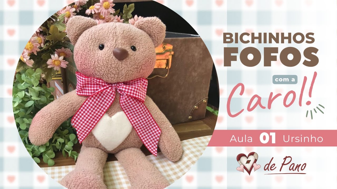 Aula GRATUITA 1 - Bichinhos Fofos - Corpinho Ursinho e Girafa