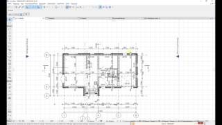 Часть 8. Оформление плана элементов фундамента в ArchiCad. Монолитный участок фундамента.