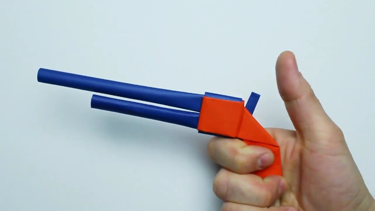 Comment faire un pistolet à partir de papier - YouTube