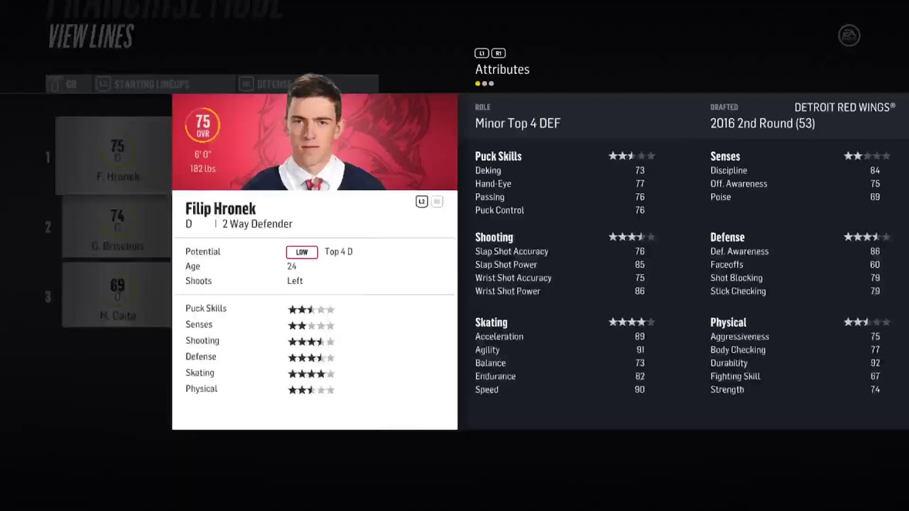 NHL 18 Nanaimo Trees fantasy franchise playthrough #84