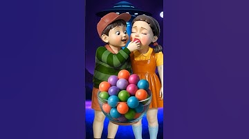 Squid Game AI Colorful Candy Balls ASMR #squidgame #squidgame2 #ai #asmr #aiviewpoint