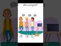 who is pregnant. जो गर्भवती है . ine donon mein se Kaun garbhvati mahila hai yah pregnant hai