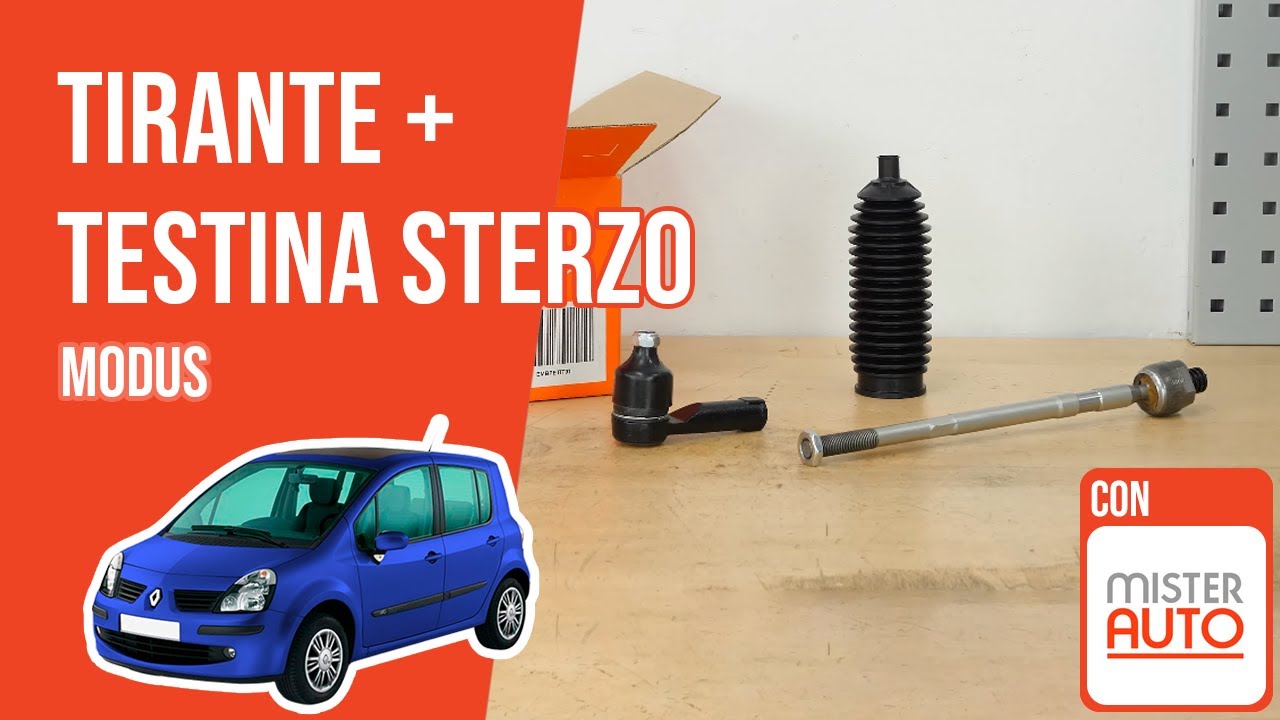 Sostituzione tirante e testina sterzo Modus 🚗
