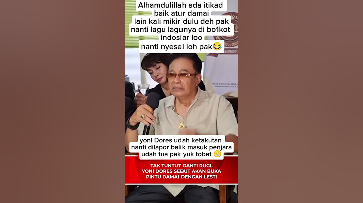Yoni Dores ketakutan kini atur damai dengan Lesti #lestikejora #shorrts #shorts