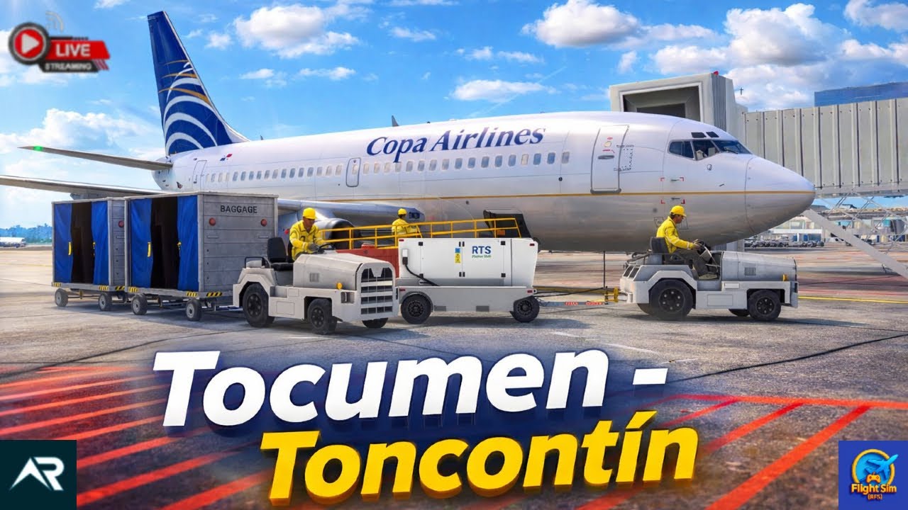 🔴 Live RFS- Real Flight Simulator | Extreme Landing in Tegucigalpa! Copa B737-200|Panama to Honduras