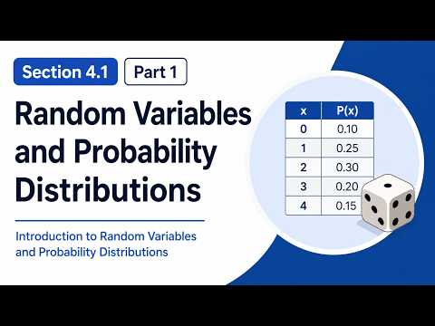 Random Variables and Probability Distributions | Statistics 4.1.1