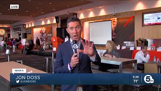 Jon Doss reports live from the Taste of the Browns on News 5 at 5