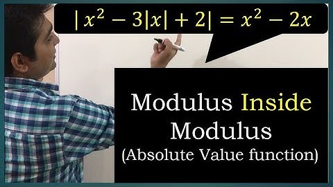 Modulus function |Absolute Value function| problems in Hindi - Part 4