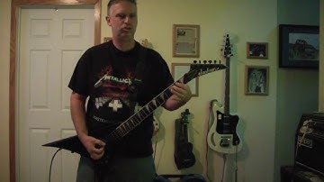 Play metal with one finger!  How to tune DROP D Guitar DEMO... S.O.D.  StormTroopers of DEATH