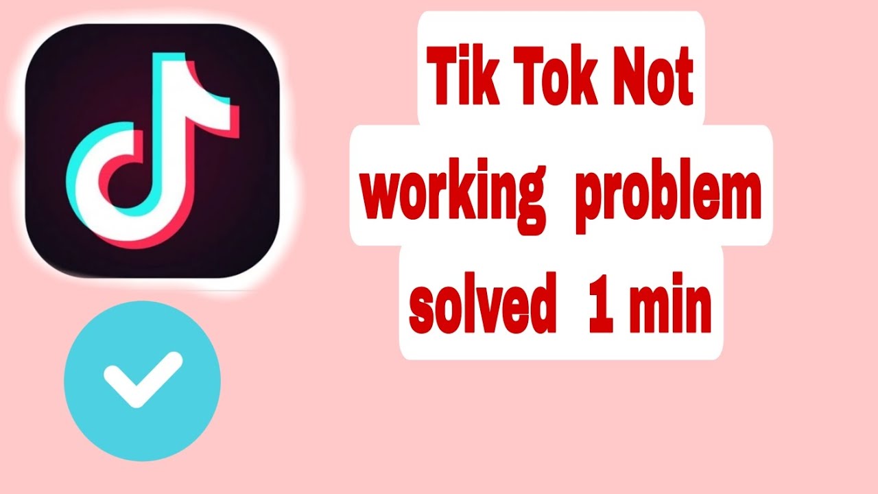 How to Fix TikTok App Not Working Issue? problem solved 1min 2024 - YouTube