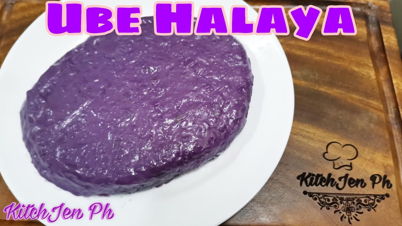 UBE HALAYA RECIPE/ SOFT AND CREAMY UBE HALAYA | Kitch-Jen Ph - YouTube