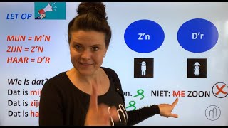 NT2 🏠mijn huis ons huis,🚗onze auto, ME fiets of MIJN fiets? bezittelijk voornaamwoord #learndutch