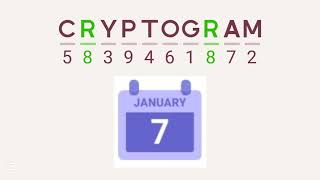 Cryptogram Daily Challenge january 7 2025 - 'Welcome to Copenhagen' Answers