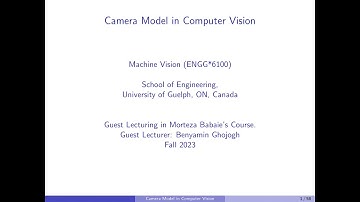 Computer Vision, F23: Camera Model, Calibration, Depth Inference, Panorama Image, Fundamental Matrix