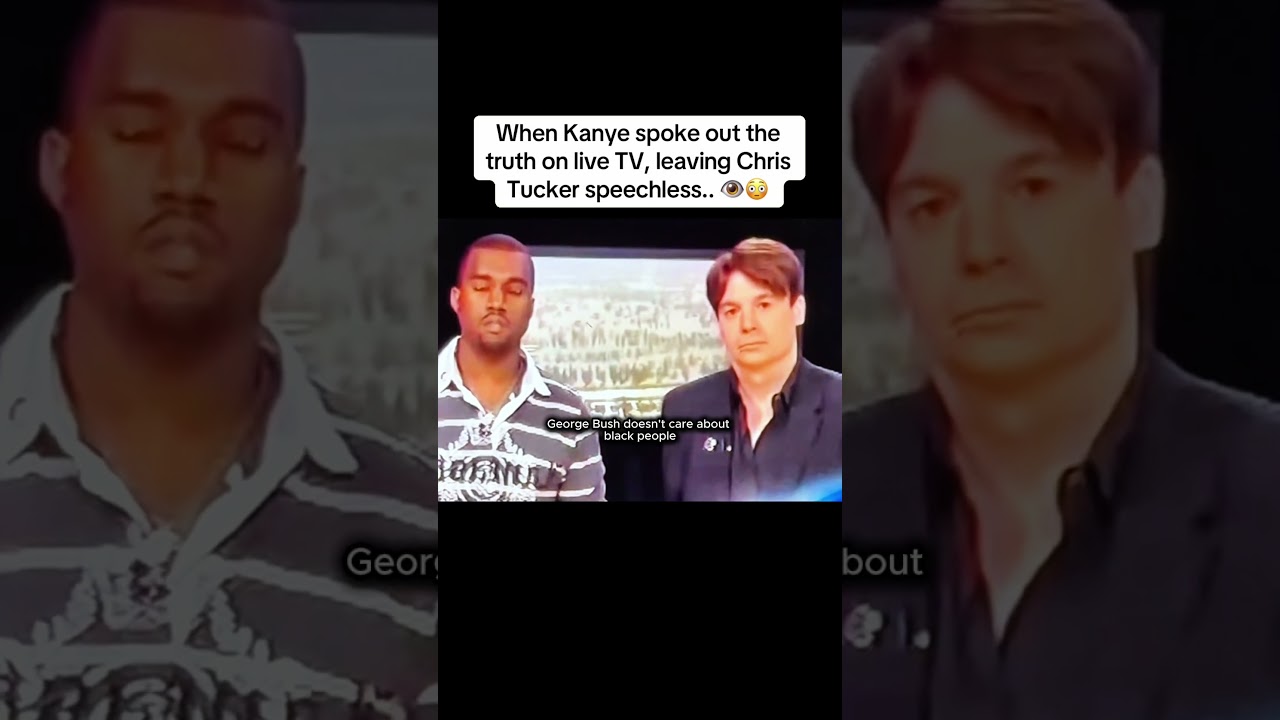 When Kanye spoke out on live TV, causing the interviewer to be speechless.. 👁️