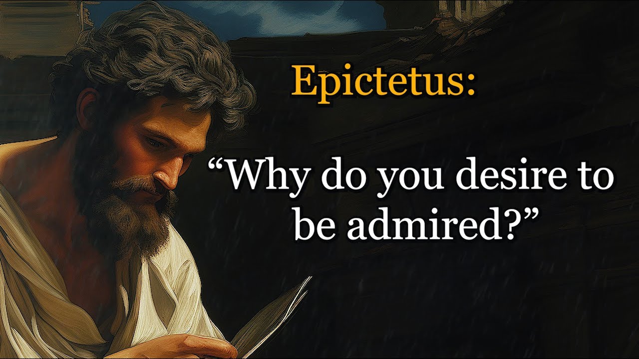 People Who Want To Be Admired: WHY? (Epictetus' Discourses)