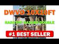 DWVO 10x10ft Hardtop Gazebo Double Roof with Nettings and Curtains, Heavy Duty - B0DWK8TH5C