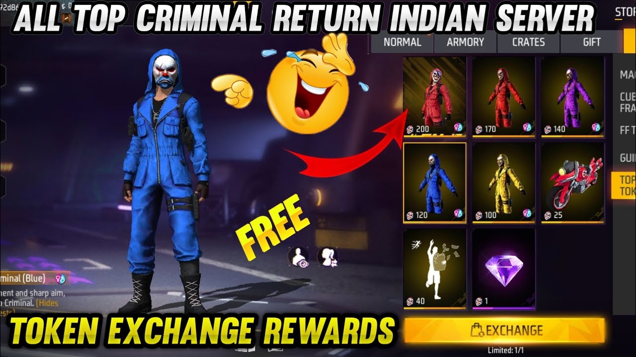 💯Free Fire All Top Criminal Bundle Return On Tamil || Yellow Bundle ||Lucky Killer FF