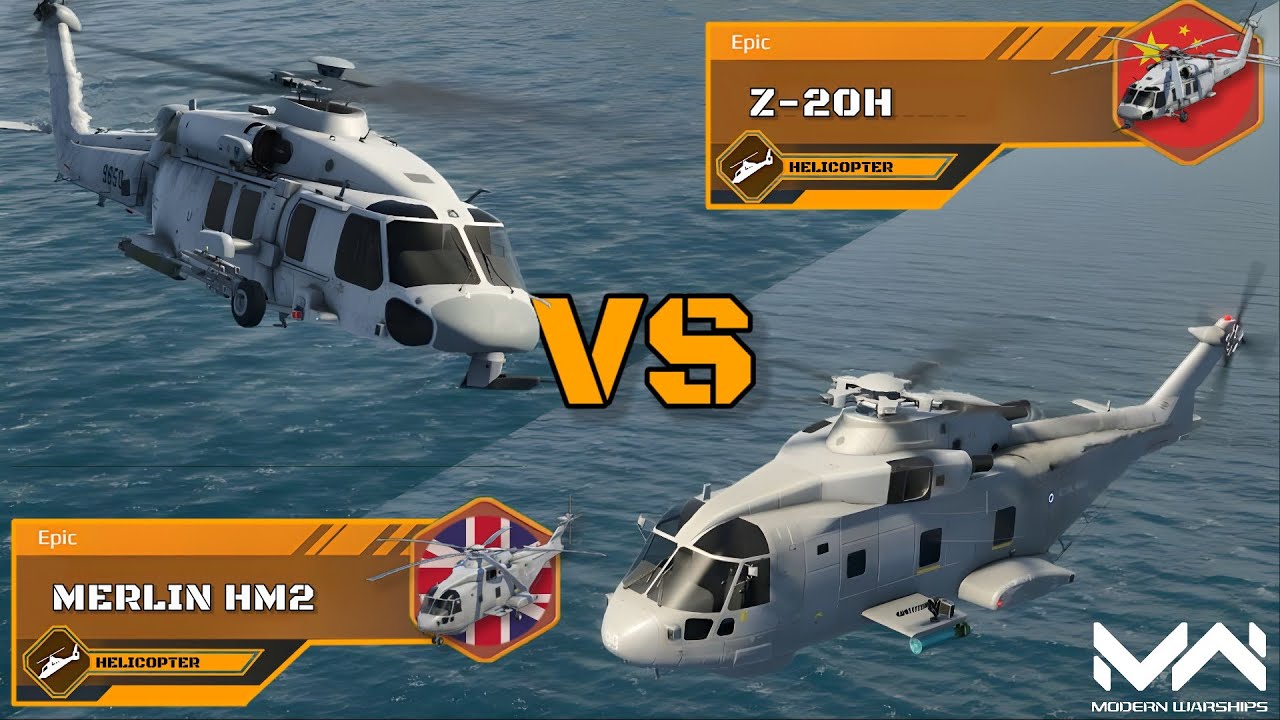 New VIP Heli Z-20H Vs Merlin HM2 | Epic Helicopter Comparison | Modern ...