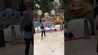 Michella, Mami & Papi Perjalanan Lihat Zootopia | Clip 12 #shorts #vlog #kai #traveling #zootopia