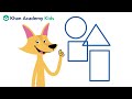 Circles squares triangles and rectangles  learning shapes  khan academy kids