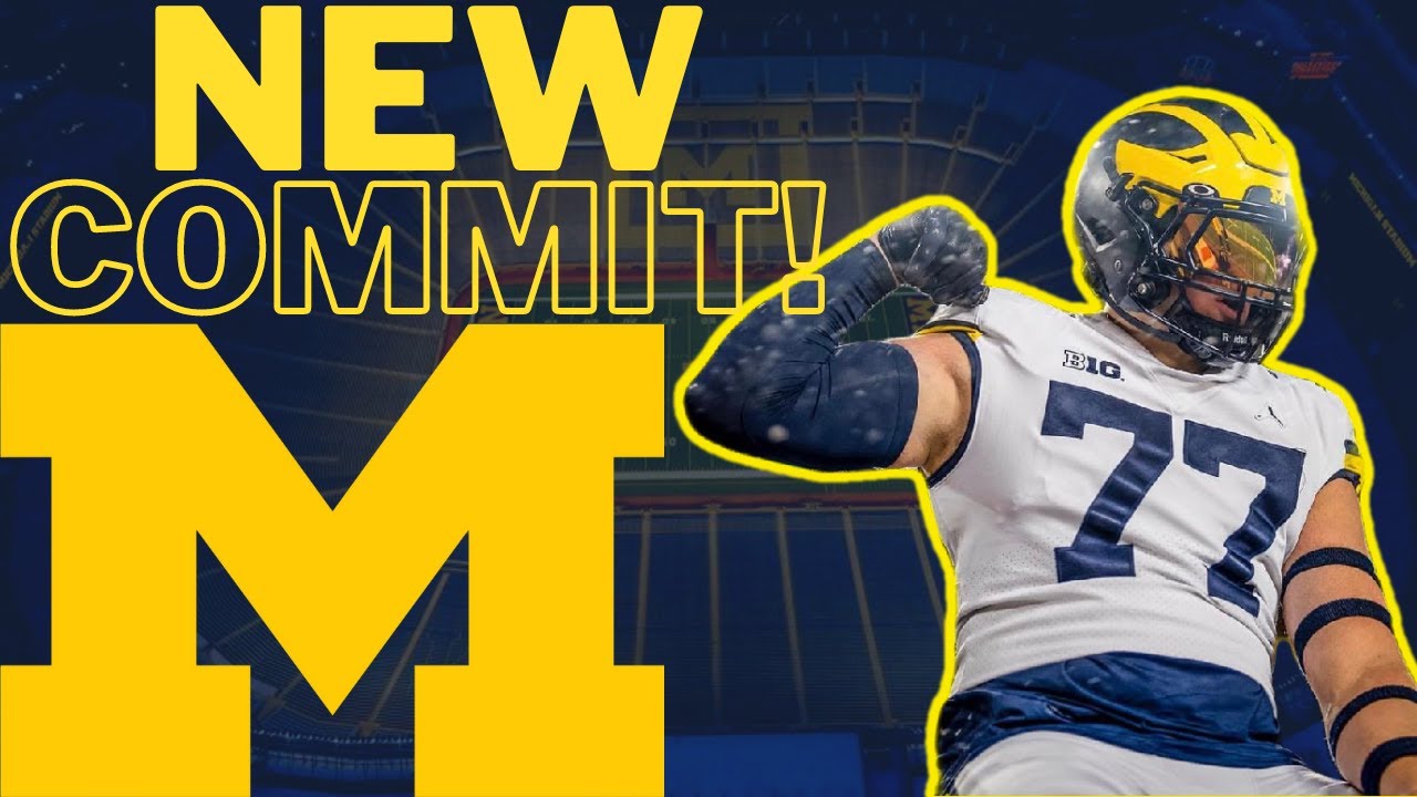 Michigan Lands HUGE Commitment From 2024 4⭐OT Blake Frazier! What's ...