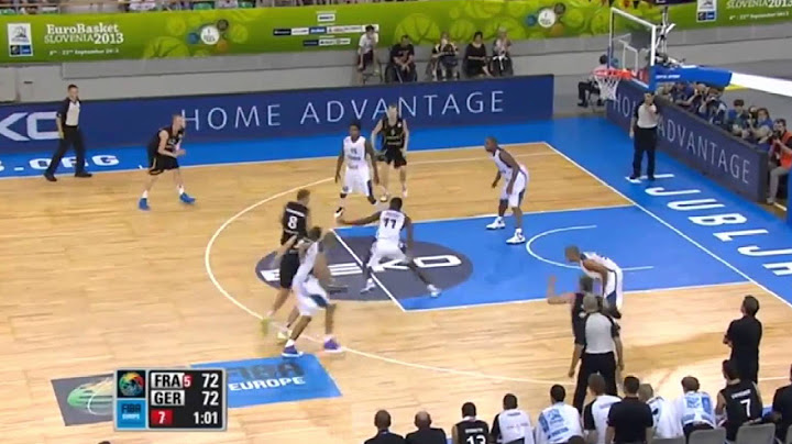 Buschi RATATATATA Deutschland - Frankreich basketball 2013
