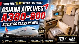 Asiana A380 Business Class Review | Upper Deck ICN-BKK (Seoul to Bangkok)