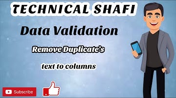 020) Data Validations in excel in Hindi/Urdu | How to apply Data Validation | #Data validation#excel