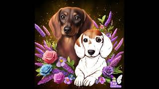Dachshunds/Puppies/Dogs #relax #art #coloring #drawing #disney #dog #dachshund #puppy #digitalart