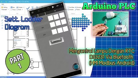 Mengontrol Lampu dengan Timer RTC DS3231 Via Bluetooth dan HMI _ Part 1