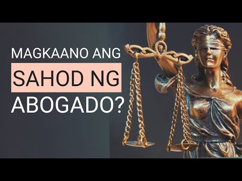 Video: Magkano ang kinikita ng isang abogado sa isang buwan?