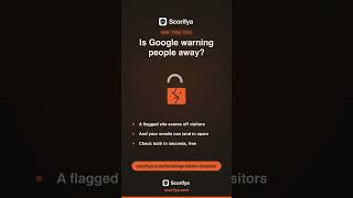 Is Google warning people away from your site? #Shorts