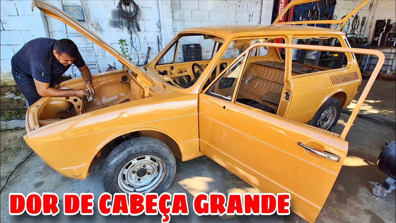 COMEÇEI a ELÉTRICA da BRASÍLIA TÁ TUDO DESMANCHADO SERÁ QUE AINDA FUNCIONA ISSO TÁ OSSO