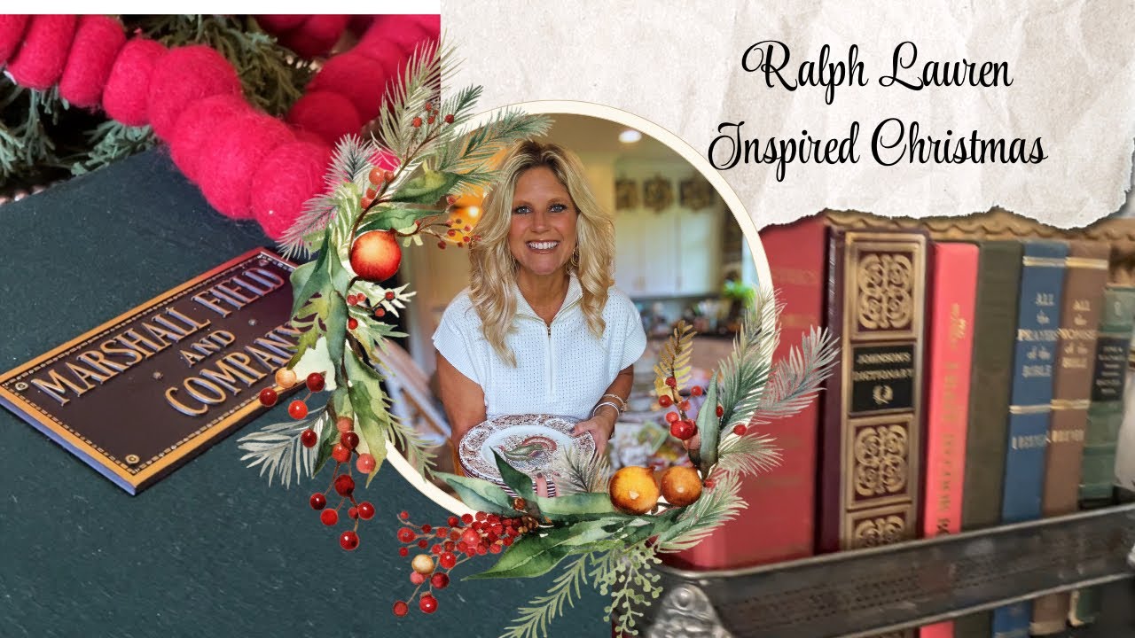 Рождественский декор в стиле Ральфа Лорена + максималистский винтажный декор