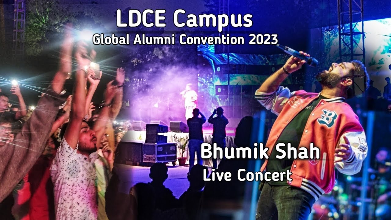 Bhumik Shah Live Concert at LDCE Campus | GAC 2023 | L.D college of ...