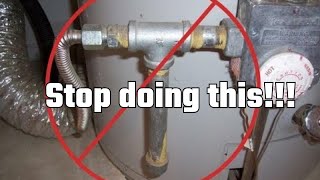 If you install gas piping, don't do this!!!