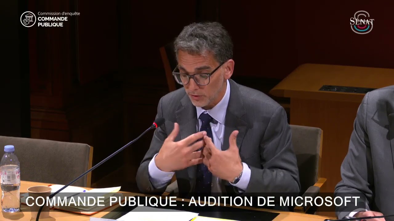 2025, C. E. S. : commande publique, souveraineté numérique, audition Microsoft (Cloud Act).