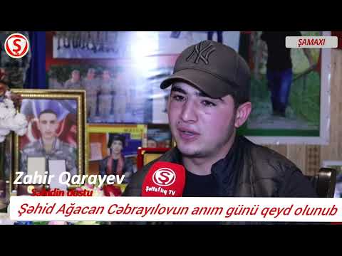 Şəhid Ağacan Cəbrayılovun anım günü.