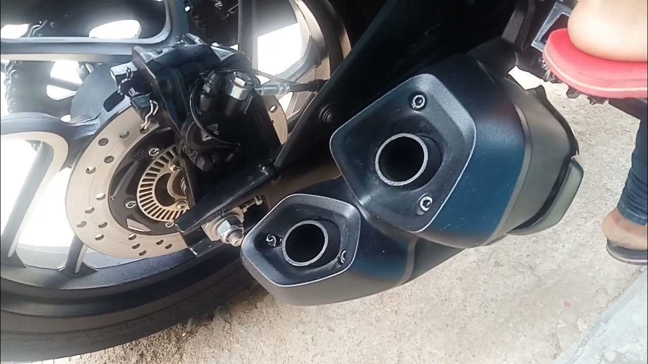 Bajaj dominar 400 exhaust sound YouTube