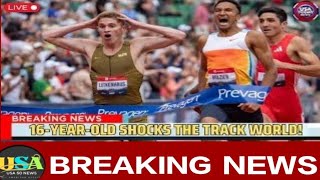 16-Year-Old Cooper Lutkenhaus Stuns Track Fans with Record-Breaking 800m Run