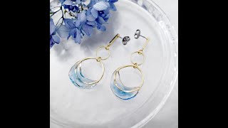オーシャンウェーブピアス