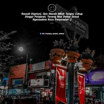 Story Wa Ter Baru Dan Ter Keren Edisi Jalan Malioboro | 2020