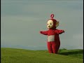 Teletubbies Laa Laa And Po Say Eh Oh To Each Other And Have A Big Hug 