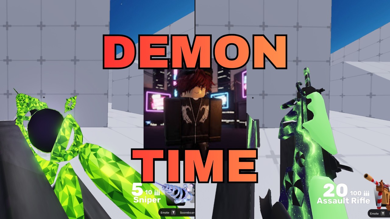 Game Rivals Demon DEMON TIME! | Rivals Montage AR and SR - YouTube