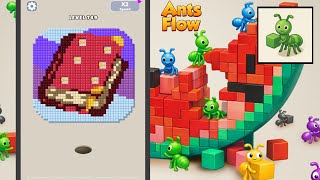 Level 749 Ants Flow Color Pixel Puzzle Gameplay Walkthrough