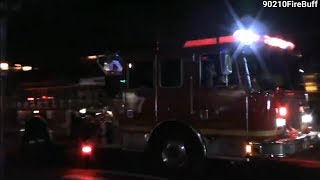 LACoFD Engine 7 & Squad 7 Responding