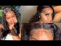 Mongolian Kinky Curly Frontal Wig Install| ISEEHair