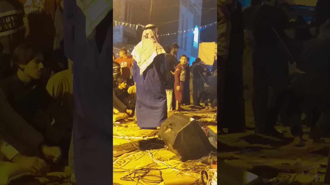 المداح السيد ميسر الحيالي عتابه وضرب ارمح وبسلاح